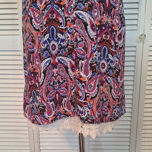 Altar'd state open back paisley aline dress sz medium *N - Picture 3 of 6
